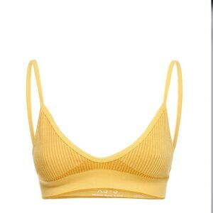 Nagnata TRI RIB SEAMLESS BRALETTE IN YELLOW